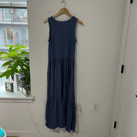 Aerie Blue Maxi Dress Size Small - Picture 6 of 6